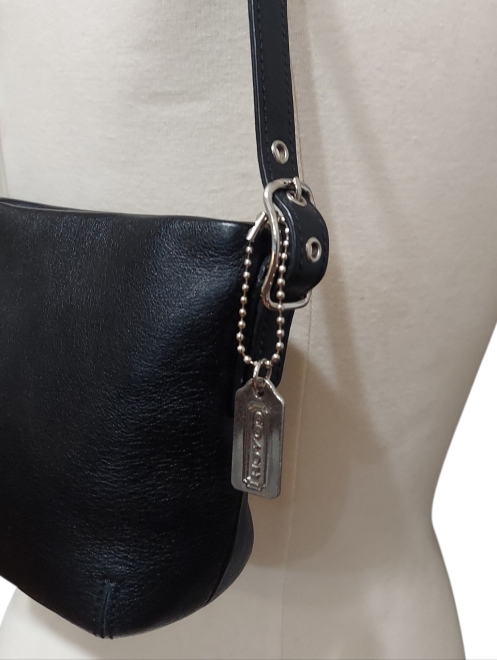 Coach Legacy Mini Demi Leather Shoulder Bag Very Gently Loved W/ Chrome HW - Picture 9 of 12